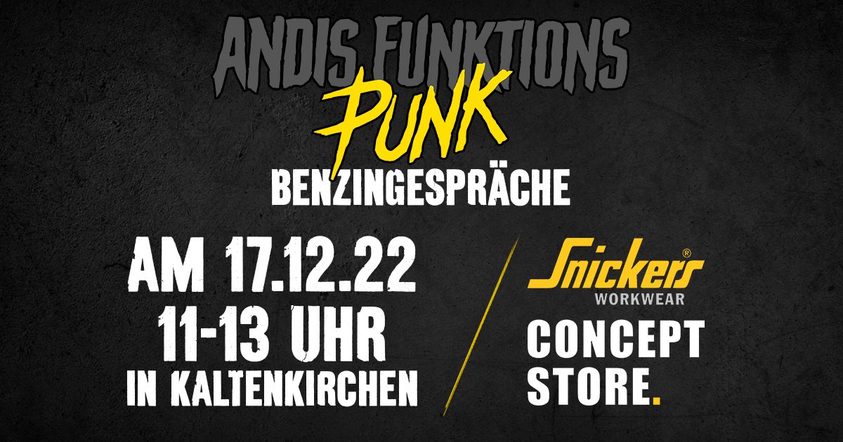 andis funktionspunk autogrammstunde snickers konzept store 17.12.2022